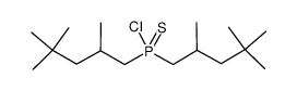 bis(2,4,4-trimethylpentyl)monothiophosphinic chloride Structure