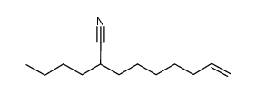 2-butylnon-8-enenitrile Structure