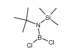 (tert-butyl(trimethylsilyl)amino)dichloroborane结构式