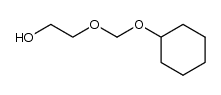 2-((cyclohexyloxy)methoxy)ethanol Structure