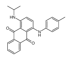 1-[(1-甲基乙基)氨基]-4-[(4-甲基苯基)氨基]-9,10-蒽二酮结构式