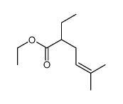 ethyl 2-ethyl-5-methylhex-4-enoate Structure