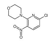 4-(6-Chloro-3-nitro-2-pyridinyl)morpholine Structure