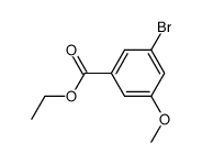ethyl 3-bromo-5-methoxybenzoate结构式