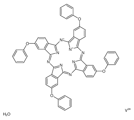 氧矾 2,9,16,23-四苯氧基-29H,31H-酞菁结构式