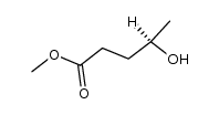 (R)-(-)-γ-hydroxy-γ-methylbutyric acid methylester Structure