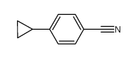 4-cyclopropylbenzonitrile Structure