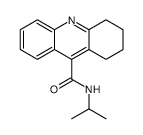 N-propan-2-yl-1,2,3,4-tetrahydroacridine-9-carboxamide结构式