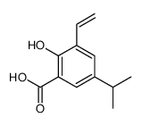 3-ethenyl-2-hydroxy-5-propan-2-ylbenzoic acid结构式