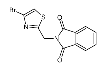 2-((4-溴噻唑-2-基)甲基)异吲哚啉-1,3-二酮结构式
