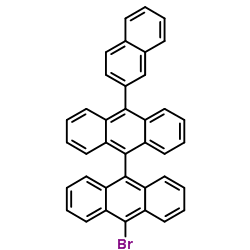 10-溴-10'-(2-萘基)-9,9'-联蒽结构式