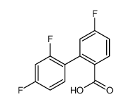 2-(2,4-difluorophenyl)-4-fluorobenzoic acid Structure