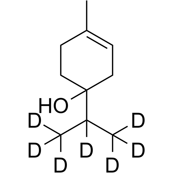 Terpinen-4-ol-d7结构式