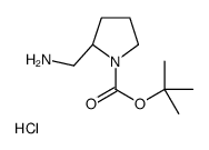 S-1-N-BOC-2-氨甲基吡咯烷盐酸盐结构式