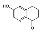 3-hydroxy-6,7-dihydro-5H-quinolin-8-one结构式