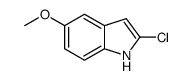 2-chloro-5-methoxy-1H-indole结构式