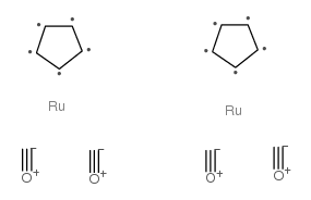 Dicarbonylcyclopentadienylruthenium dimer Structure