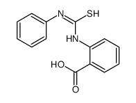 2-(phenylcarbamothioylamino)benzoic acid Structure