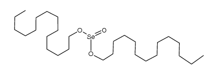 selenous acid ditetradecyl ester Structure