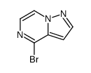4-溴-吡唑并[1,5-a]吡嗪结构式