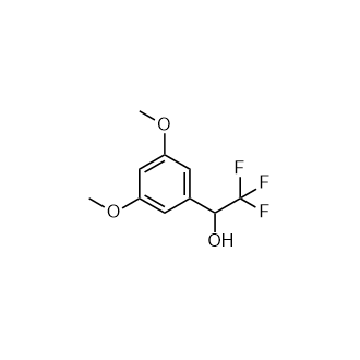 1-(3,5-二甲氧基苯基)-2,2,2-三氟乙醇结构式