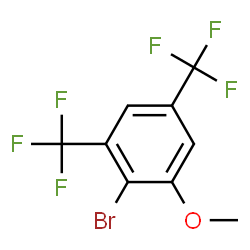 2-溴-1-甲氧基-3,5-双(三氟甲基)苯结构式