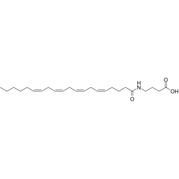N-花生酰-γ-氨基丁酸结构式