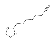 7-(1,3-dioxolan-2-yl)heptanenitrile Structure