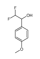 2,2-Difluoro-1-(4-methoxyphenyl)ethanol Structure