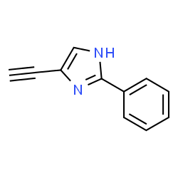 4-乙炔基-2-苯基咪唑结构式