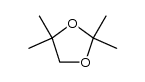 2,2,4,4-tetramethyl-[1,3]dioxolane结构式