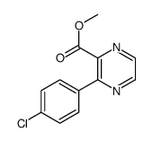3-(4-氯苯基)-2-吡嗪羧酸甲酯结构式