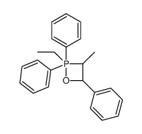 2-ethyl-3-methyl-2,2,4-triphenyl-1,25-oxaphosphetane结构式