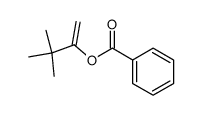 3,3-dimethylbut-1-en-2-yl benzoate Structure