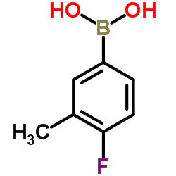 4-氟-3-甲基苯硼酸结构式