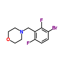 4-(2,6-Difluoro-3-bromobenzyl)morpholine Structure