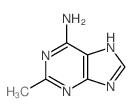 2-甲基-1H-嘌呤-6-胺结构式