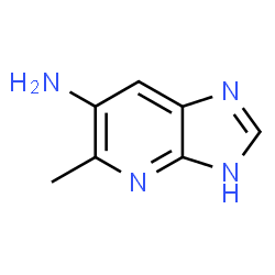 5-甲基-3H-咪唑并[4,5-B]吡啶-6-胺结构式