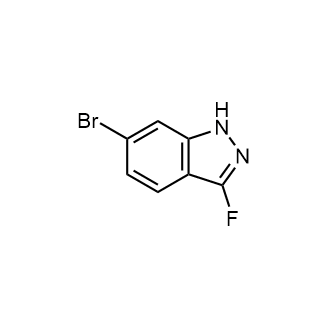 6-溴-3-氟-1H-吲唑结构式