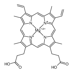 Mg(II) protoporphyrin IX Structure