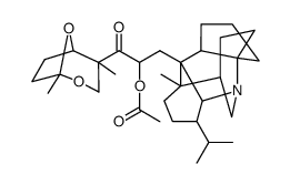 (22S)-22-Acetoxy-23-[(1R,4R,5S)-1,4-dimethyl-2,8-dioxabicyclo[3.2.1]octan-4-yl]daphnan-23-one Structure