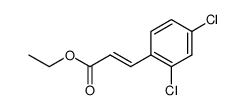 (E)-ethyl 3-(2,4-dichlorophenyl)acrylate结构式