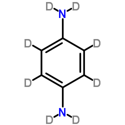 1,4-(2H4)Benzene(2H4)diamine Structure