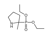 2-甲基-2-二乙氧基磷酸吡咯烷结构式
