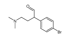2-(4-bromophenyl)-4-(dimethylamino)butanal结构式
