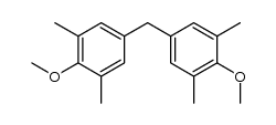 3,3',5,5'-Tetramethyl-4,4'-dimethoxydiphenylmethane结构式