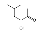 3(2)-hydroxy-5-methyl-2(3)-hexanone结构式