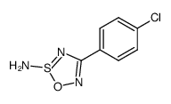 4-(4-chlorophenyl)-1,24,3,5-oxathiadiazol-2-amine Structure