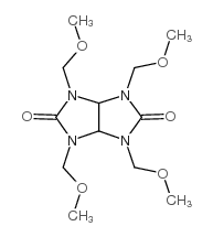 1,3,4,6-Tetrakis(methoxymethyl)glycoluril Structure