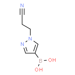 1-(2-Cyanoethyl)-1H-pyrazole-4-boronic Acid Structure